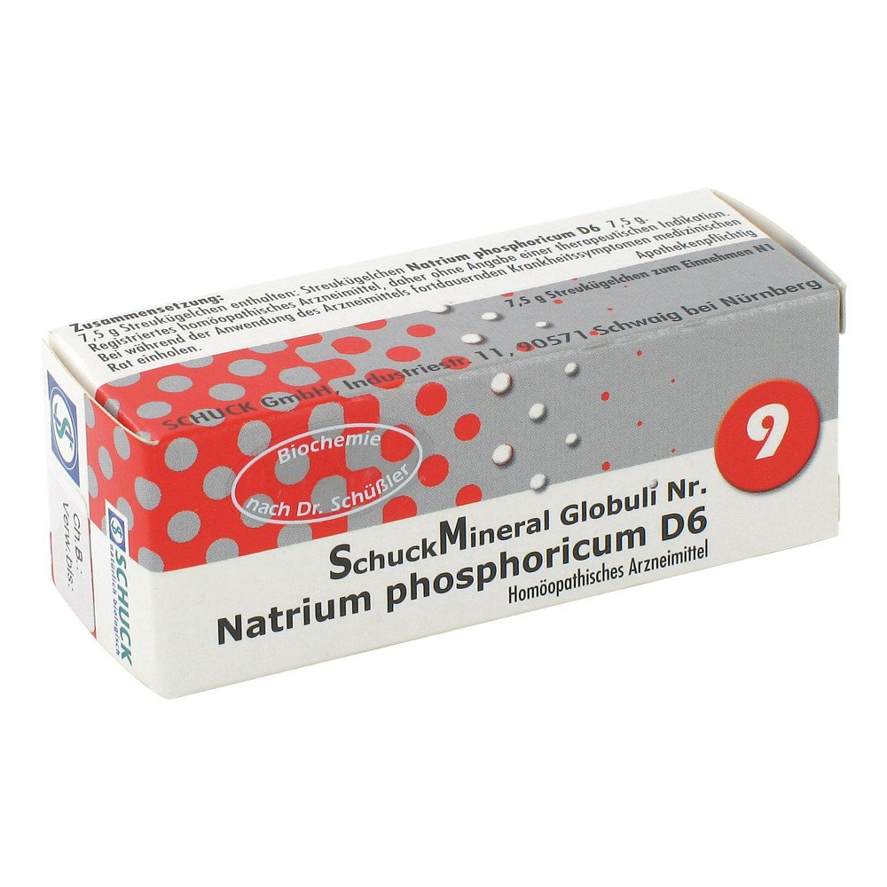 SCHUCK GmbH Arzneimittelfabrik Schuckmineral Globuli 9 Natrium phosphoricum D6 00425596