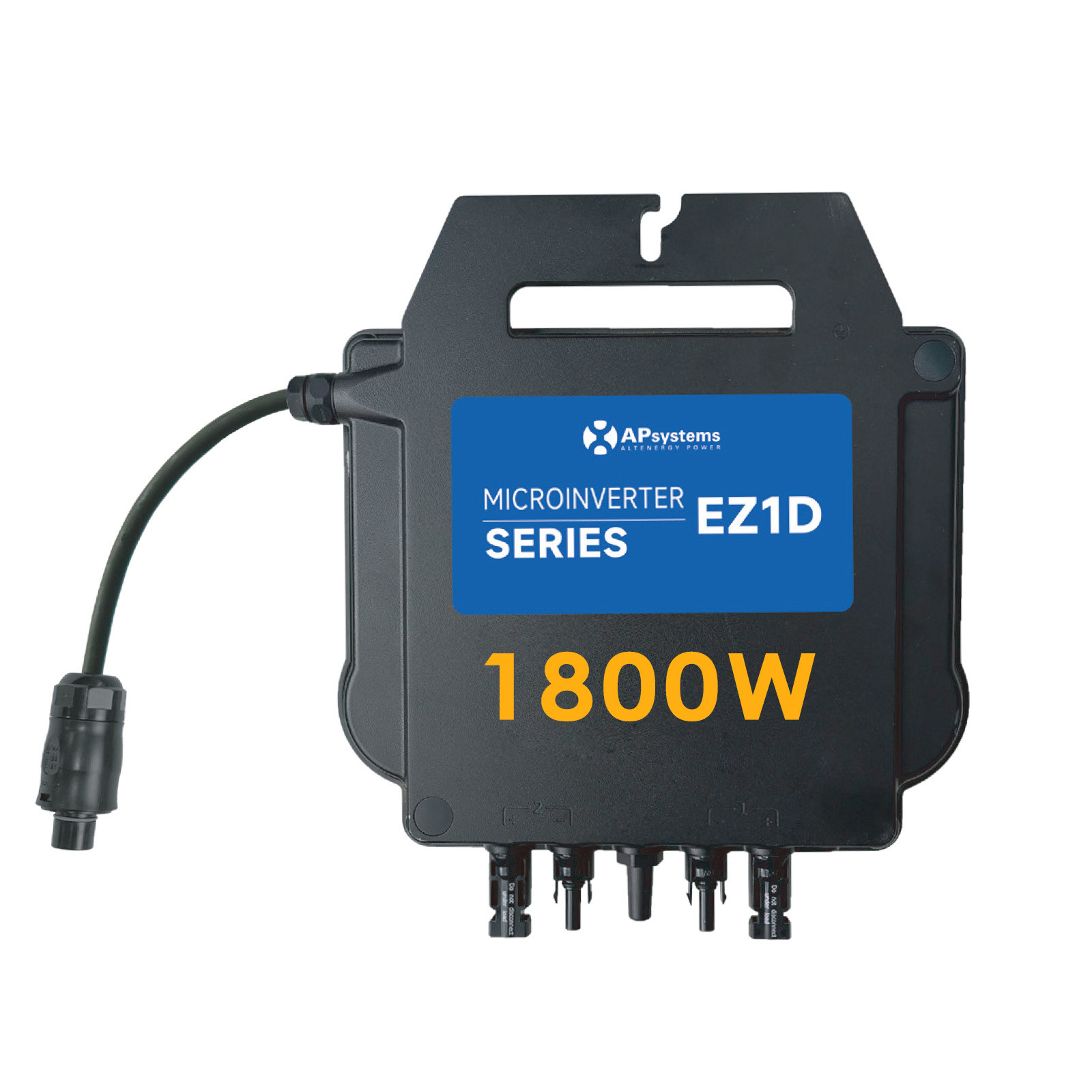 EnjoySolar APsystems EZ1D-EMEA 1800W micro-omvormer met geïntegreerd WLAN en Bluetooth voor balkoninstallaties