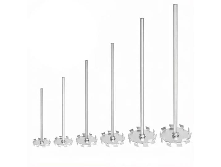 Labor Dispergierblatt 304 Edelstahl Dispersionsplatte 1 Stück Austauschbereit, vielseitig für Becher geeignet, effiziente Flüssigkeitsproben-Dispersion(90x8x400mm)
