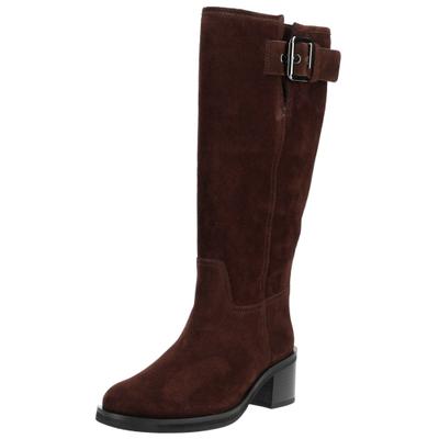 Stiefel HÖGL "Högl Stiefel Veloursleder", Damen, Gr. 40, braun, Veloursleder, Schuhe Stiefel