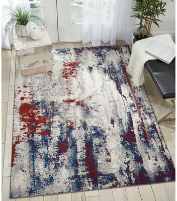 Nourison Maxell Artistic Modern Abstract Distressed Area Rug