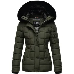 MARIKOO Damen Outdoor Winter Steppjacke mit abnehmbarer Kapuze Qesraa