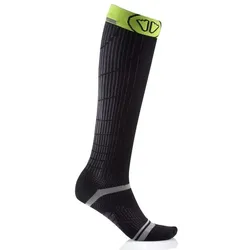 Sidas, Unisex, Sportsocken, Endurance Racing Knee Noir Jaune (39 - 41), Gelb, Schwarz