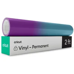Cricut, Bastelfolie, Vinylfolie Wärmeaktiviert 30 x 60 cm, Violett/Türkis