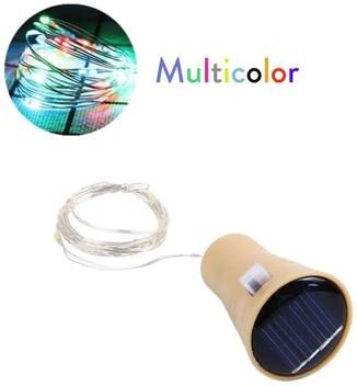 Uplift Picks Solar Wine Bottle Cork Fairy Lights For Charming Home Party Decor multicolor 1 M 10 Leds