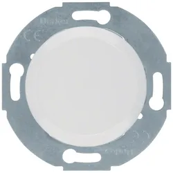 Hager WTF1001PW1 Blindverschluss mit Zentralstück 1930/Glas polarweiß, glänzend