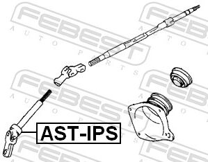 Febest Lenkwelle Ast-Ips Für Toyota
