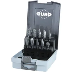RUKO Hartmetall-Frässtifte-Satz HM - 3-tlg. - 116001