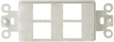 ALPHA ELETTRONICA Alpha 96-088.Supporto a 4 moduli per frutti Keystone