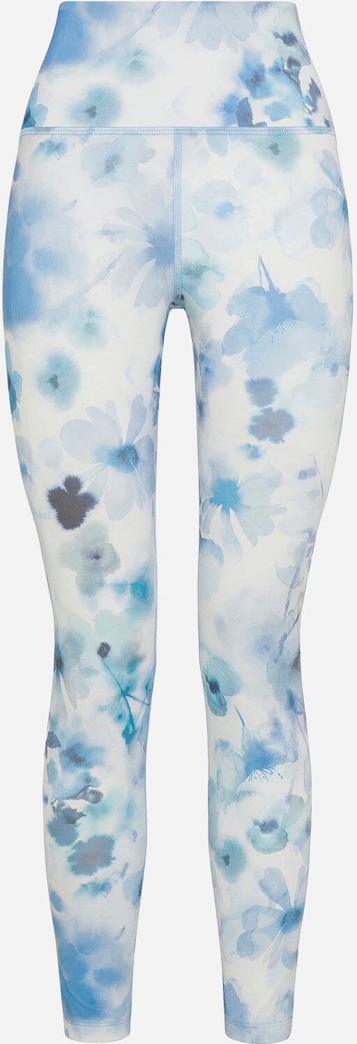 DEHA Fiori W - Leggings - Donna - Azzurro L