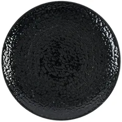 Churchill Homespun Chroma Black Teller Flach Coup 26cm