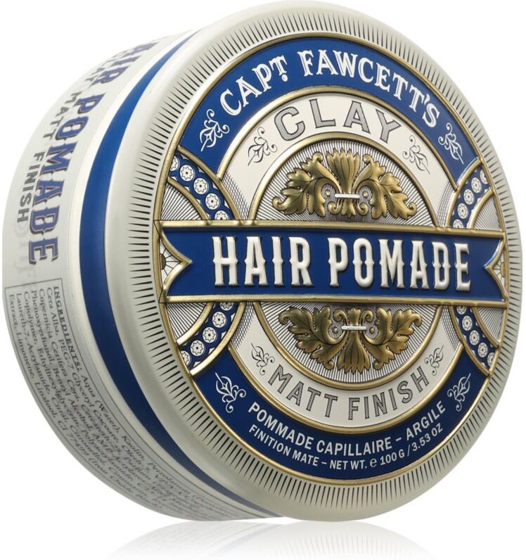 Captain Fawcett Clay Hair Pomade pommade matifiante pour cheveux pour homme 100 g