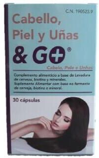 Laboratorios Pharma&Go; Hair, Skin and Nails 30 Capsules