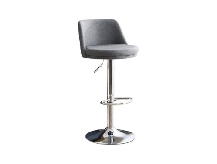 Bvn5kQ3dy Barstühle 60–80 cm hochklappbarer Barhocker mit drehbarer Rückenlehne for den Haushalt(Grigio)