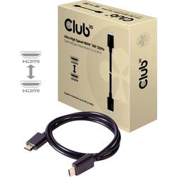 club3D HDMI Anschlusskabel HDMI-A Stecker, HDMI-A Stecker 1.00 m Schwarz CAC-1371 10K UHD, 8K UHD HDMI-Kabel