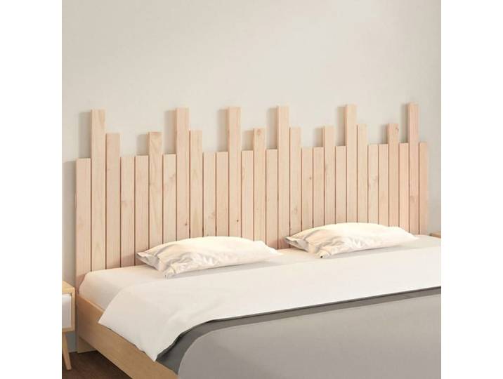 Tête de lit murale-Tête de Cadre de Lit 185x3x80 cm Bois massif de pin(647796)ZLH