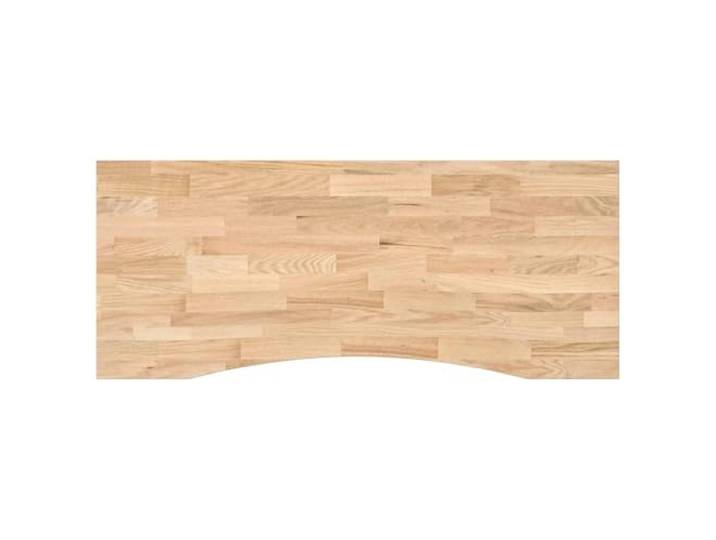 HGPOTUY Schreibtischplatte Unbehandelt 120x50x2,5 cm Massivholz Eiche Multifunktionale Tischplatte, glatte Oberfläche, pflegeleicht, kombinierbar mit verschiedenen Untergestellen, individuelle
