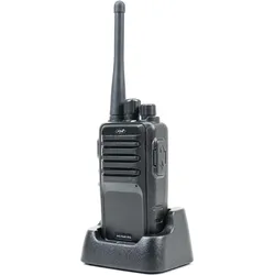 PNI Professionelles tragbares Radio PMR R15 0,5 W, 16 programmierbare Kanäle, 16 PMR- und 50 CTCSS- (15 km), Walkie Talkie, Schwarz