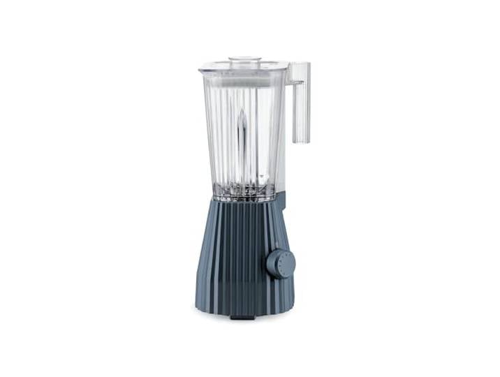 Alessi Plissé MDL09 G - Standmixer mit Abgestufter Karaffe, Thermoplastisches Harz, Europäischer Stecker 700W, 1.5l, Grau