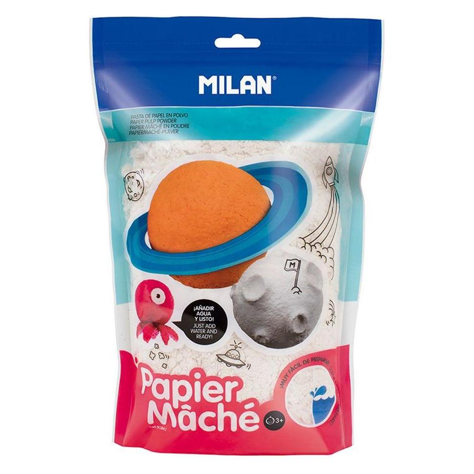 Milan Pappmaché weiss 200g MAILAND (91842)