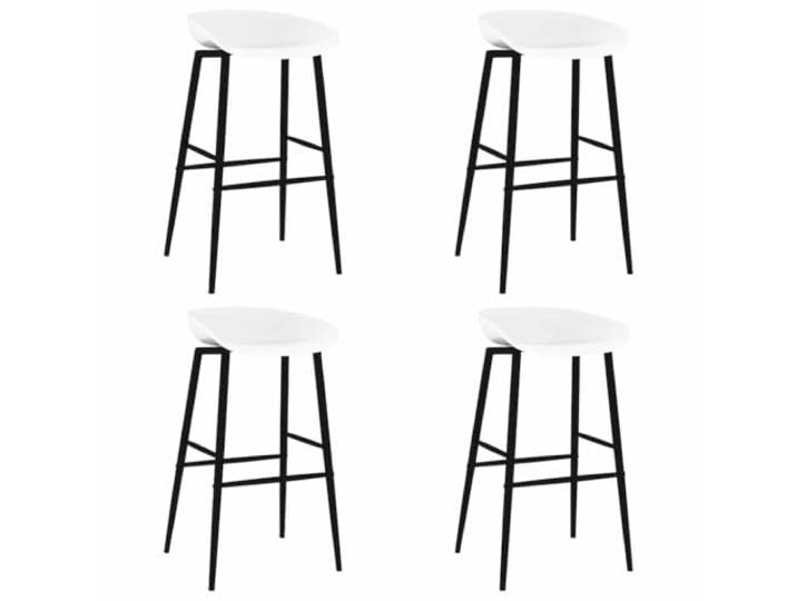 Makastle Barhocker 4 STK. Weiß