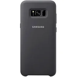Samsung Silicone Cover (Samsung Galaxy S8+), Smartphone Hülle, Grau