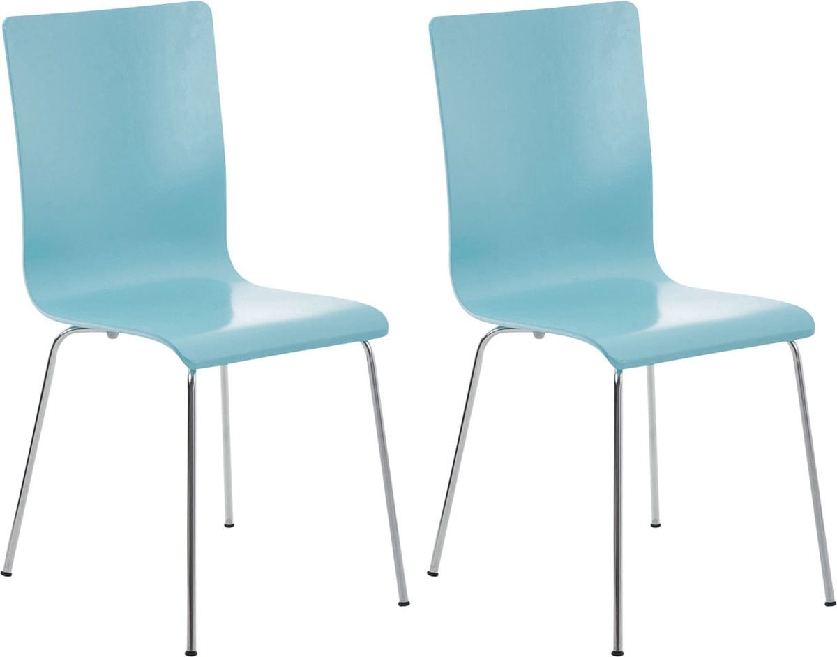 CLP Pepe Set van 2 Wachtkamerstoelen lichtblauw