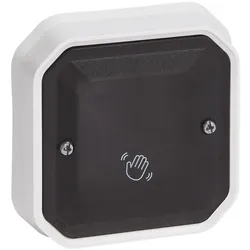 Legrand 069595L Plexo New Einsatz berührungsloser Schalter 24W Tor 12-24-48 VDC, IP55 IK06, Grau