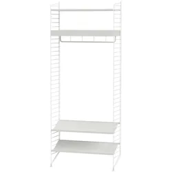 Funktionale Design Standgarderobe Weiß