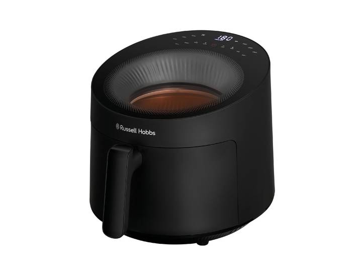 Heissluftfritteuse SatisFry Panoramic AirFryer(27421-56) , schwarz, B:27,8cm H:30cm T:45,2cm, Fritteusen, mit Sichtfenster, 10 Programme., wenig oder kein Öl erforderlich, Heissluftfritteuse