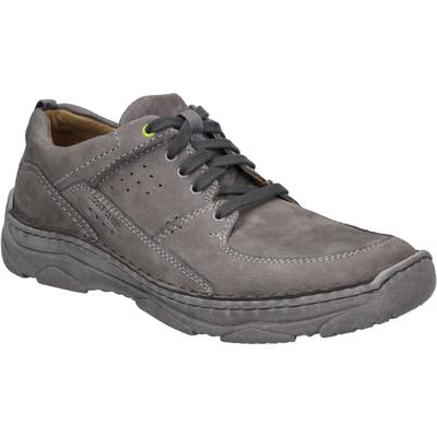Schnürschuh JOSEF SEIBEL "Liam 01, asphalt", Herren, Gr. 42, grau (asphalt), Obermaterial: 100% Rindsleder Leather cow., Schuhe Schnürschuh