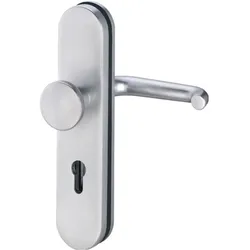 EDI, Türgriff + Türgarnitur, Schutzgarnitur Logo 8753/0772 Aluminium F1 72 mm 35-45 mm (Türgriff)