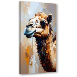 LEINWANDBILD Kamel Wüstentiere Afrika 60x120cm