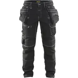Blakläder 1990 1141 Handwerker Arbeitshose Stretch X1900 - schwarz - 54