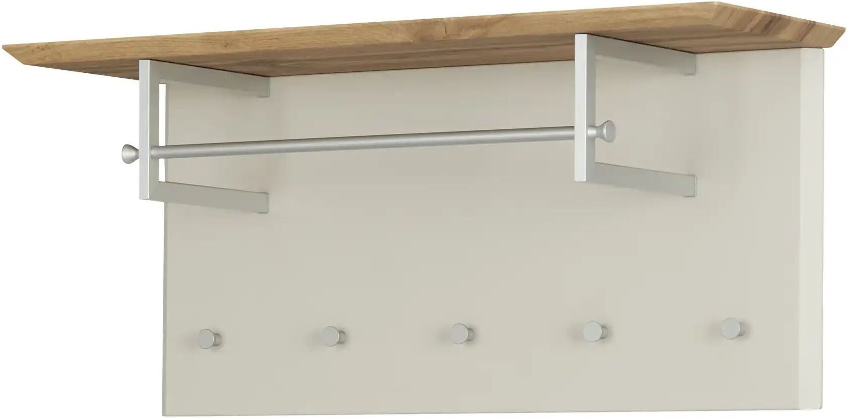 Wohnwert Garderobenpaneel  Azzura ¦ creme ¦ MDF-Platte ¦ Maße (cm): B: 93 H: 42