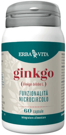 Erba Vita Ginkgo Integratore Microcircolo 60 Capsule