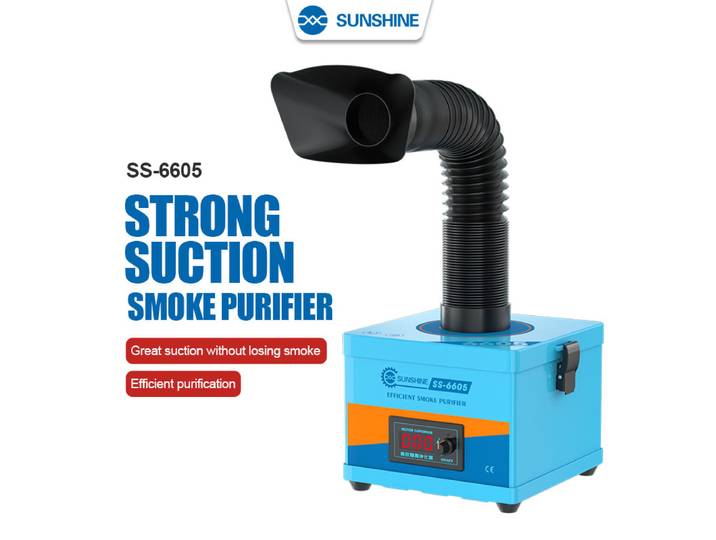 StalSHINE Purificateur de fumée SS-6605 aspiration de bain, purification efficace, utilisé dans le traitement de la fumée et de la poussière dans de nombreux FiPubld
