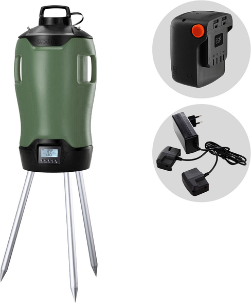 Stocker Geyser Evo 25L - Nebulizzatore antizanzare da giardino a batteria - 21V 2.6Ah