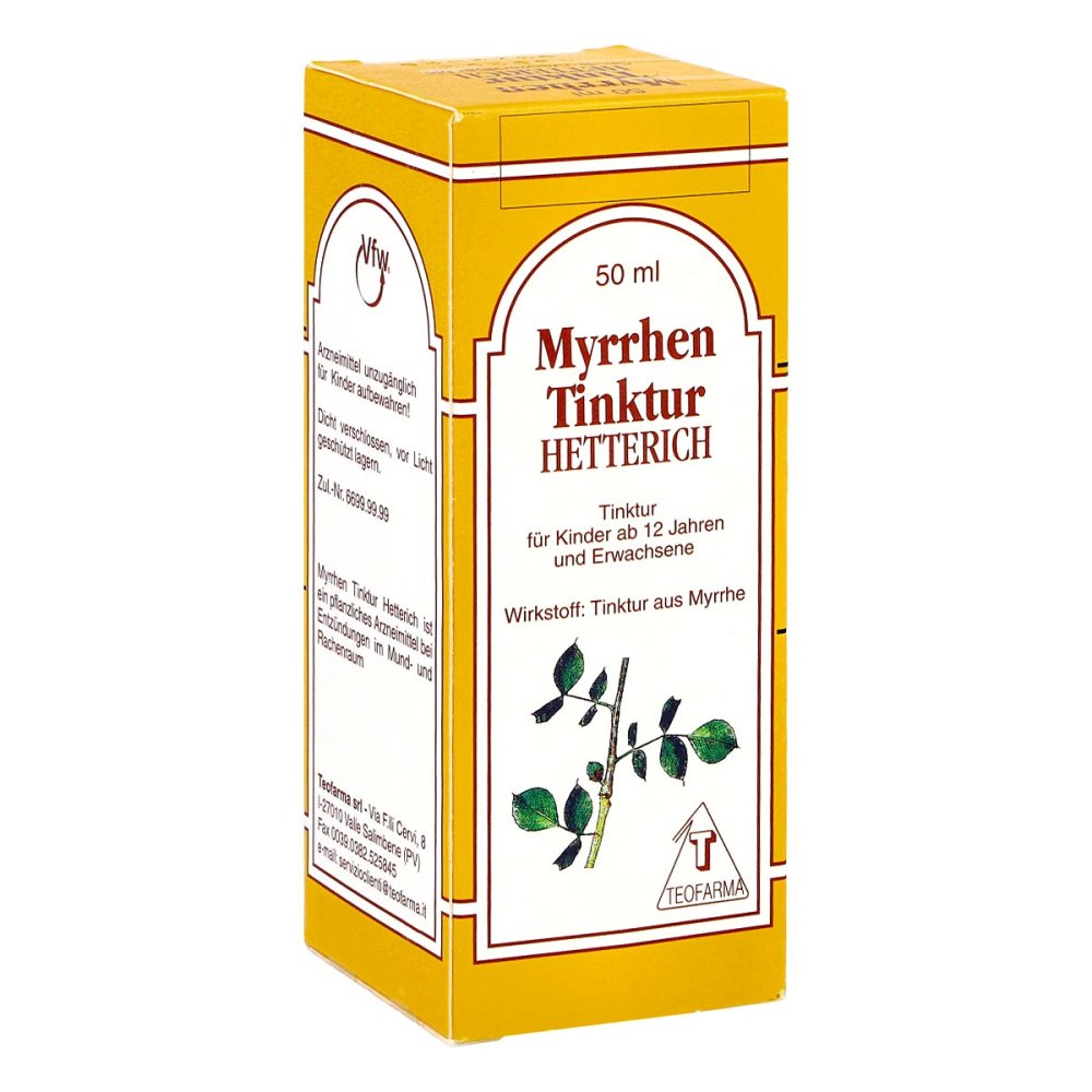 Teofarma s.r.l. Myrrhentinktur Hetterich 02249005