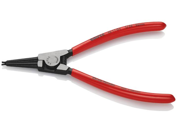 KNIPEX 46 11 G4 Pince à circlips pour anneaux de préhension sur arbres recouverts de plastique noir atramenté 180 mm