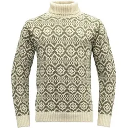 DEVOLD Devold Unisex Pullover HODDEVIKWOOL HIGH NECK, Größe XS in Grün Grün