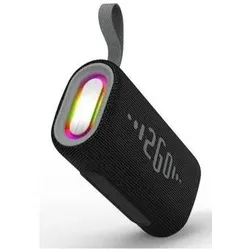 2GO Acoustic Two mit RGB-Lichtshow (3 h), Bluetooth Lautsprecher, Schwarz