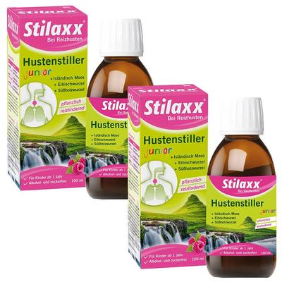 2x Stilaxx Hustenstiller junior 2x100 ml Sirup