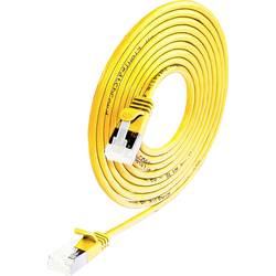 Wirewin 9120042366870 RJ45 Patchkabel CAT 6a S/STP 0.50 m Gelb 1 St.