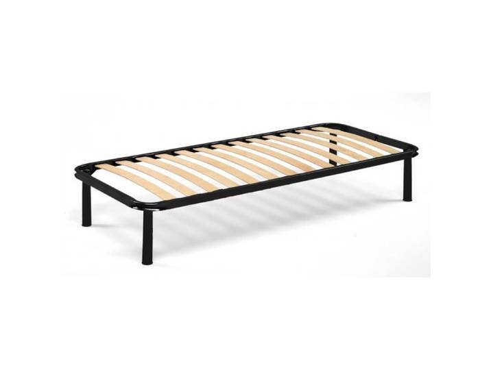 Dmora Talamo Italia Sommier orthopédique avec 13 lattes adapté pour lit simple Sommier en contreplaqué de bouleau cm 90x180h34