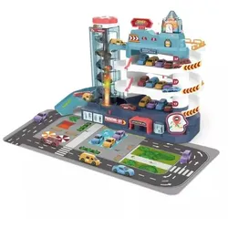 Städtisches Parkhaus mit Autos – 45 cm, multifunktional