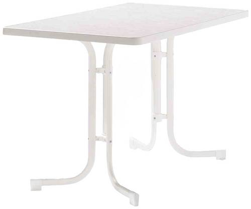 Sieger 133/W Boulevard-Klapptisch 115x70x72 cm, weiß