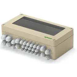 Wago 850-835 IP65-Systemgehäuse,Polyester (RAL 7032),BxHxT (244x100x164 mm) 850835