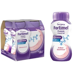 FORTIMEL Protein 2 kcal Erdbeergeschm.Trinknahrung 4X200 ml