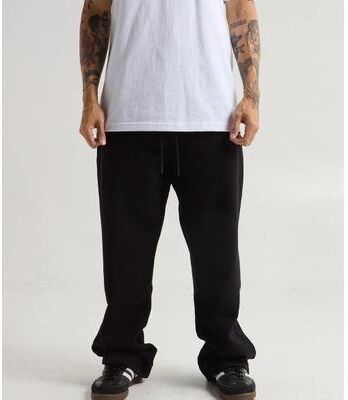 Shaka Wear SHGDSSP Men's Garment Dye Baggy Sweatpant in Black size Small   Cotton